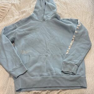 Hollister Light Blue Hoodie with Logo